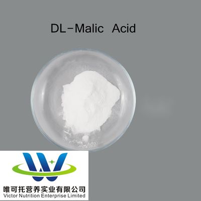 Acide malique additif alimentaire CAS 617-48-1 C4h6o5 99,0% min. Dl-acide malique certification HACCP