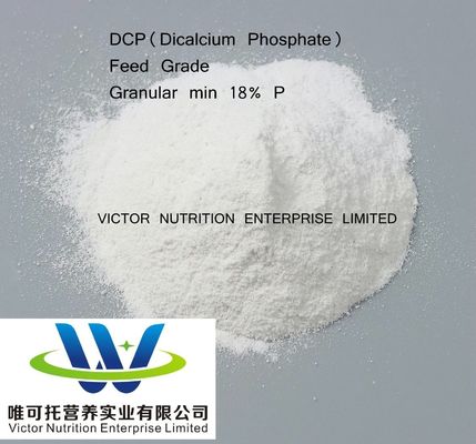 Personnalisation Dicalcium Phosphate Grade d'alimentation Granulaire Min 18% P pour une demande personnalisée