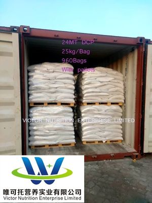 Personnalisation Dicalcium Phosphate Grade d'alimentation Granulaire Min 18% P pour une demande personnalisée