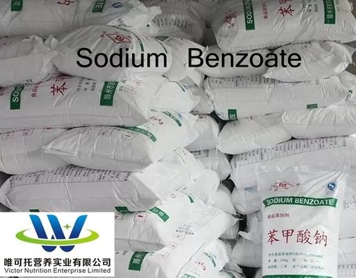 Ressource de poudre de benzoate de sodium de qualité alimentaire de l'EINECS 208-534-8 pour l'industrie alimentaire