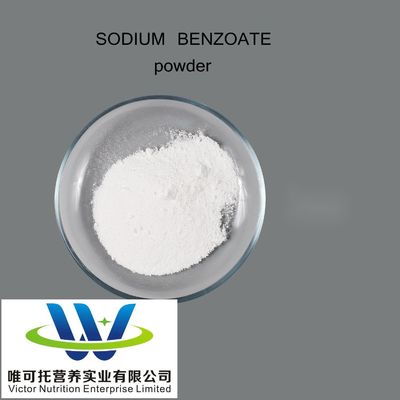 Ressource de poudre de benzoate de sodium de qualité alimentaire de l'EINECS 208-534-8 pour l'industrie alimentaire