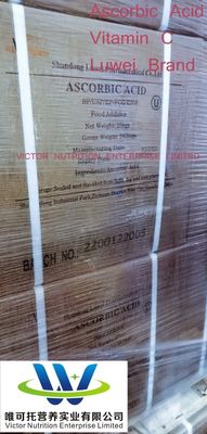 Additif alimentaire de qualité antioxydant naturel poudre E300 Vitamine acide ascorbique