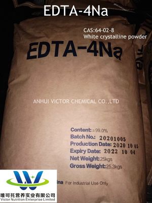 EDTA-4na 2na produit chimique polyvalent pour les applications industrielles