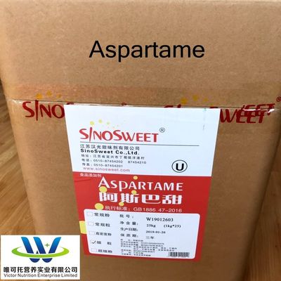 Industrie alimentaire chinoise Aspartame en poudre de qualité alimentaire pour effet de stabilisation