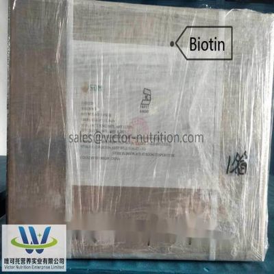 Biotine 96% 2% Vitamine naturelle et essentielle pour l'alimentation animale CAS n° 58-85-5