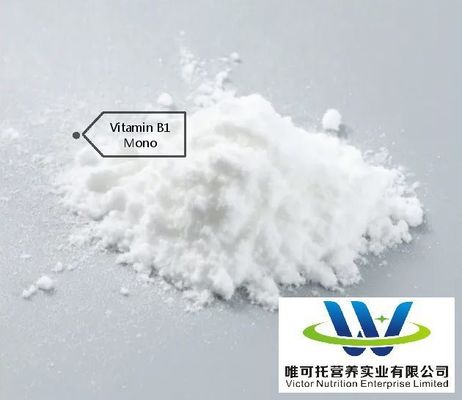 Certifié QS Vitamine B1 Mono Thiamine Nitrate CAS 532-43-4 avec service de personnalisation