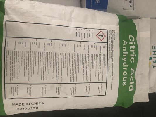 Acide citrique de formule anhydre C6h8o7 CAS 5949-29-1/77-92-9 pour le plâtre prêt à l'emploi