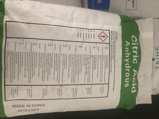 Poudre anhydre d'acide citrique de qualité alimentaire de premier ordre/numéro CAS 77-92-9/formule C6h8o7