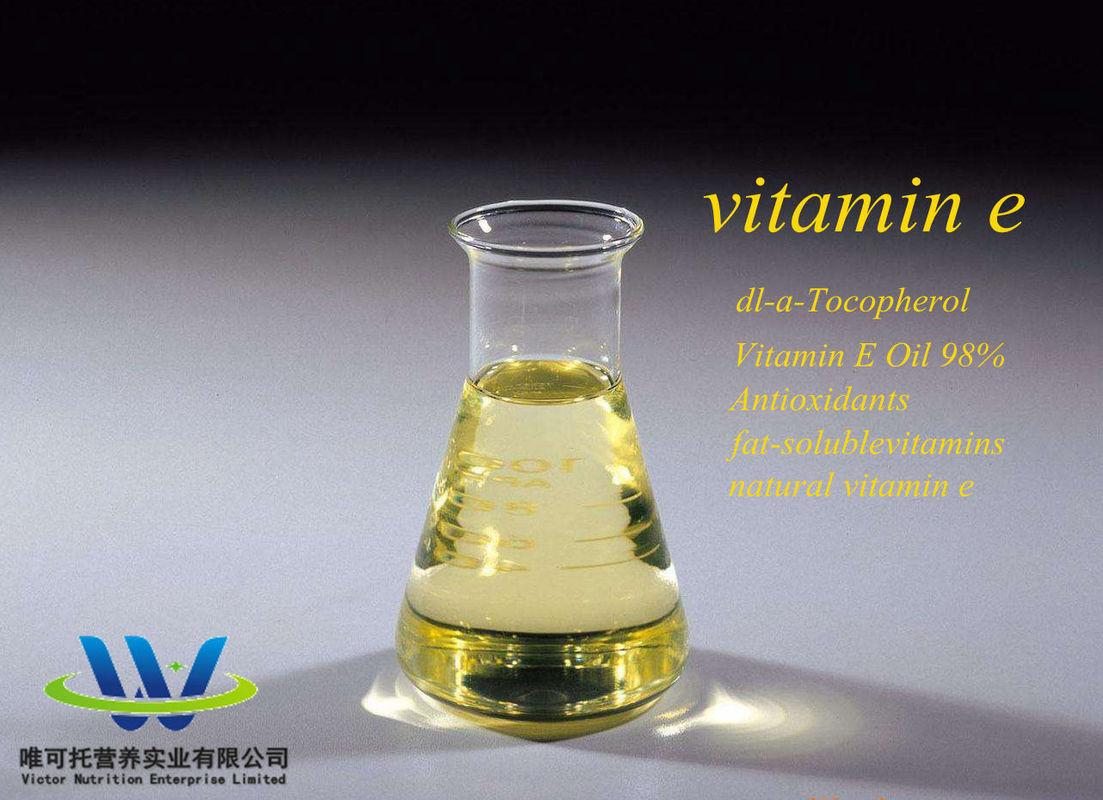 Personnalisation Huile de vitamine E de qualité alimentaire pharmaceutique Huile d'acétate d'alpha-tocophéryl 98%